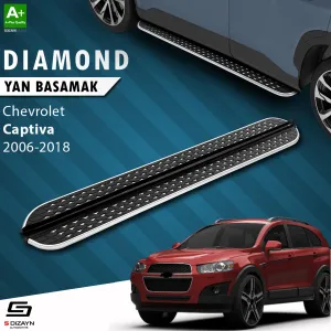 S-Dizayn Chevrolet Captiva Diamond Krom Yan Basamak 183 Cm 2006-2018 thumb 1