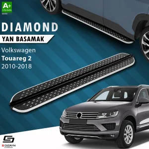 S-Dizayn VW Touareg 2 Diamond Krom Yan Basamak 193 Cm 2010-2018 thumb 1