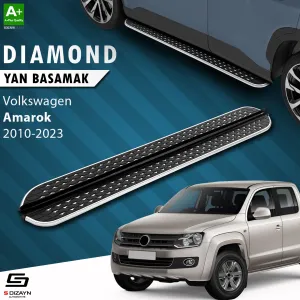 S-Dizayn VW Amarok Diamond Krom Yan Basamak 203 Cm 2010-2023 thumb 1