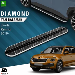 S-Dizayn Skoda Kamiq Diamond Krom Yan Basamak 183 Cm 2019 Üzeri thumb 1