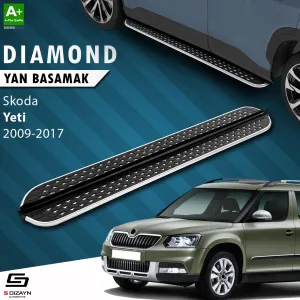 Skoda Yeti 2009-2017 (5L) uyumlu Diamond Krom Yan Basamak 173 Cm 2009-2017 modelleri DRS Tuning'de. Kaliteli malzeme, hızlı kargo ve güvenli alışverişle hemen
