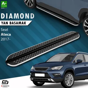 Seat Ateca 2017-Günümüz uyumlu Diamond Krom Yan Basamak 173 Cm 2017 Üzeri modelleri DRS Tuning'de. Kaliteli malzeme, hızlı kargo ve güvenli alışverişle hemen