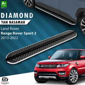 S-Dizayn Land Rover Range Rover Sport 2 Diamond Krom Yan Basamak 193 Cm 2013-2022 thumb 1