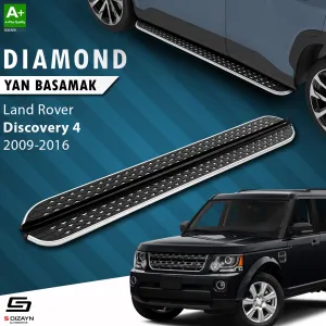 S-Dizayn Land Rover Discovery 4 Diamond Krom Yan Basamak 193 Cm 2009-2016 thumb 1