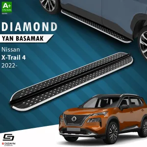 Nissan X-Trail 2021-Günümüz (T33) uyumlu T33 Diamond Krom Yan Basamak 183 Cm 2022 Üzeri modelleri DRS Tuning'de. Kaliteli malzeme, hızlı kargo ve güvenli