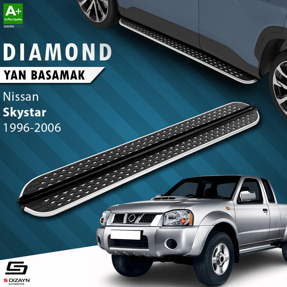 S-Dizayn Nissan Skystar Diamond Krom Yan Basamak 193 Cm 1996-2006
