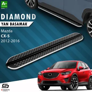 S-Dizayn Mazda CX-5 Diamond Krom Yan Basamak 183 Cm 2012-2016 thumb 1