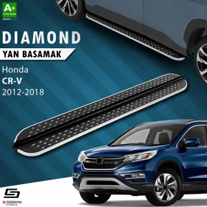 Honda CR-V 2011-2016 (RM) uyumlu 4 Diamond Krom Yan Basamak 173 Cm 2012-2018 modelleri DRS Tuning'de. Kaliteli malzeme, hızlı kargo ve güvenli alışverişle