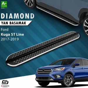 S-Dizayn Ford Kuga 2 ST-Line Diamond Krom Yan Basamak 183 Cm 2017-2019 thumb 1
