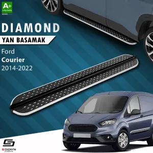 S-Dizayn Ford Courier Diamond Krom Yan Basamak 173 Cm 2014-2023 thumb 1