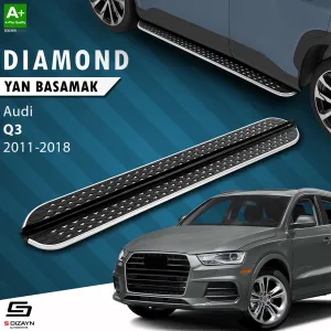 Audi Q3 2011-2018 (8U) uyumlu 8U Diamond Krom Yan Basamak 173 Cm 2011-2018 modelleri DRS Tuning'de. Kaliteli malzeme, hızlı kargo ve güvenli alışverişle hemen