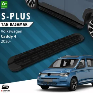 S-Dizayn VW Caddy 4 S-Plus Siyah Yan Basamak 193 Cm 2020 Üzeri thumb 1
