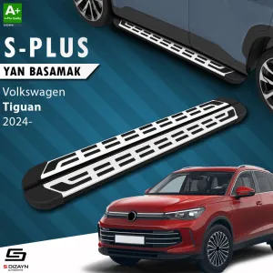 S-Dizayn VW Tiguan 3 S-Plus Gri Yan Basamak 183 Cm Etekli 2024 Üzeri thumb 1
