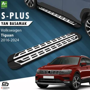 S-Dizayn VW Tiguan 2 S-Plus Gri Yan Basamak 173 Cm Etekli 2016-2024 thumb 1