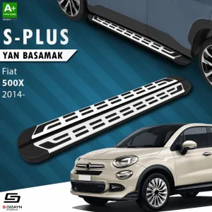 Fiat 500X 2014-2024 (Type 334) uyumlu S-Plus Gri Yan Basamak 173 Cm Etekli 2014 Üzeri modelleri DRS Tuning'de. Kaliteli malzeme, hızlı kargo ve güvenli