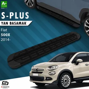 Fiat 500X 2014-2024 (Type 334) uyumlu S-Plus Siyah Yan Basamak 173 Cm Etekli 2014 Üzeri modelleri DRS Tuning'de. Kaliteli malzeme, hızlı kargo ve güvenli