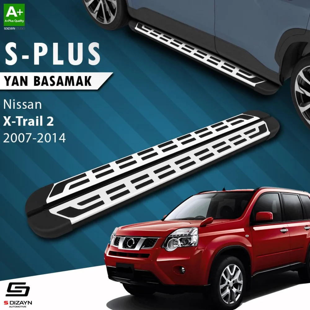 S-Dizayn Nissan X-Trail T31 S-Plus Gri Yan Basamak 173 Cm 2007-2014
