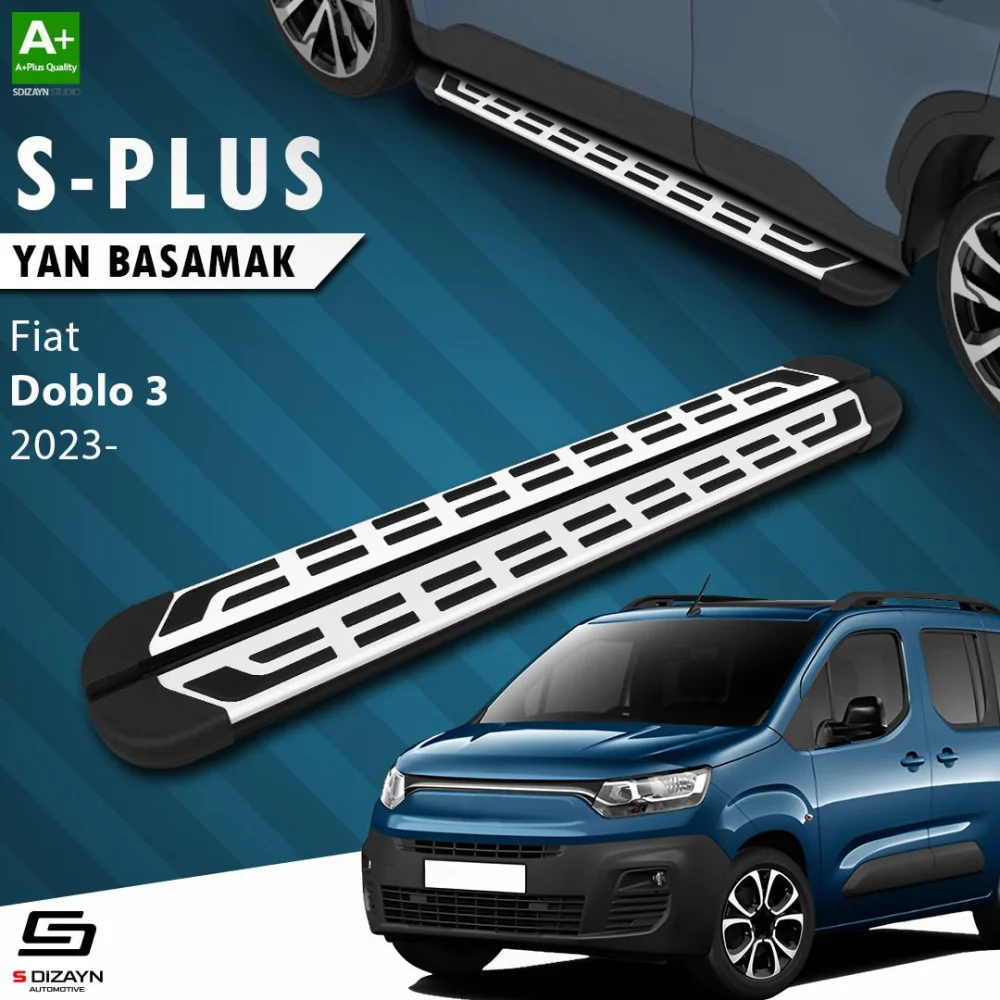 S-Dizayn Fiat Doblo 3 S-Plus Gri Yan Basamak 203 Cm 2023 Üzeri