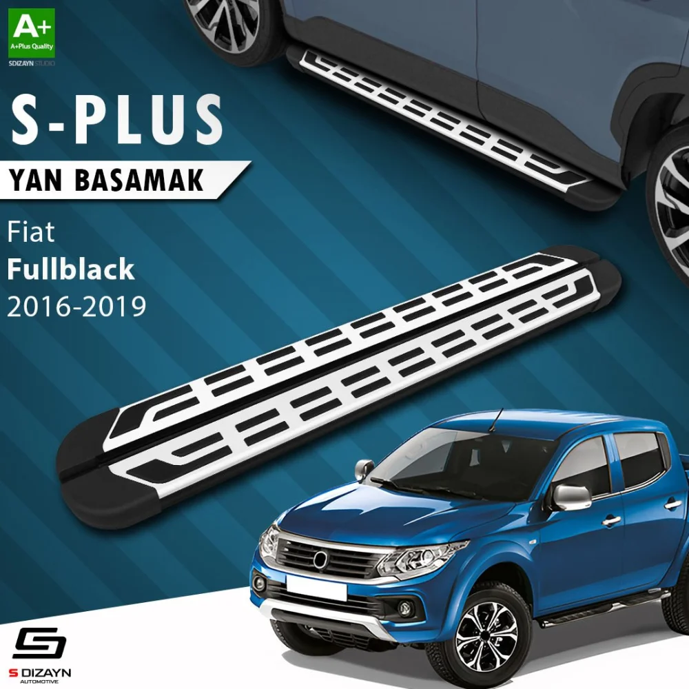 S-Dizayn Fiat Fullback S-Plus Gri Yan Basamak 193 Cm 2016-2019