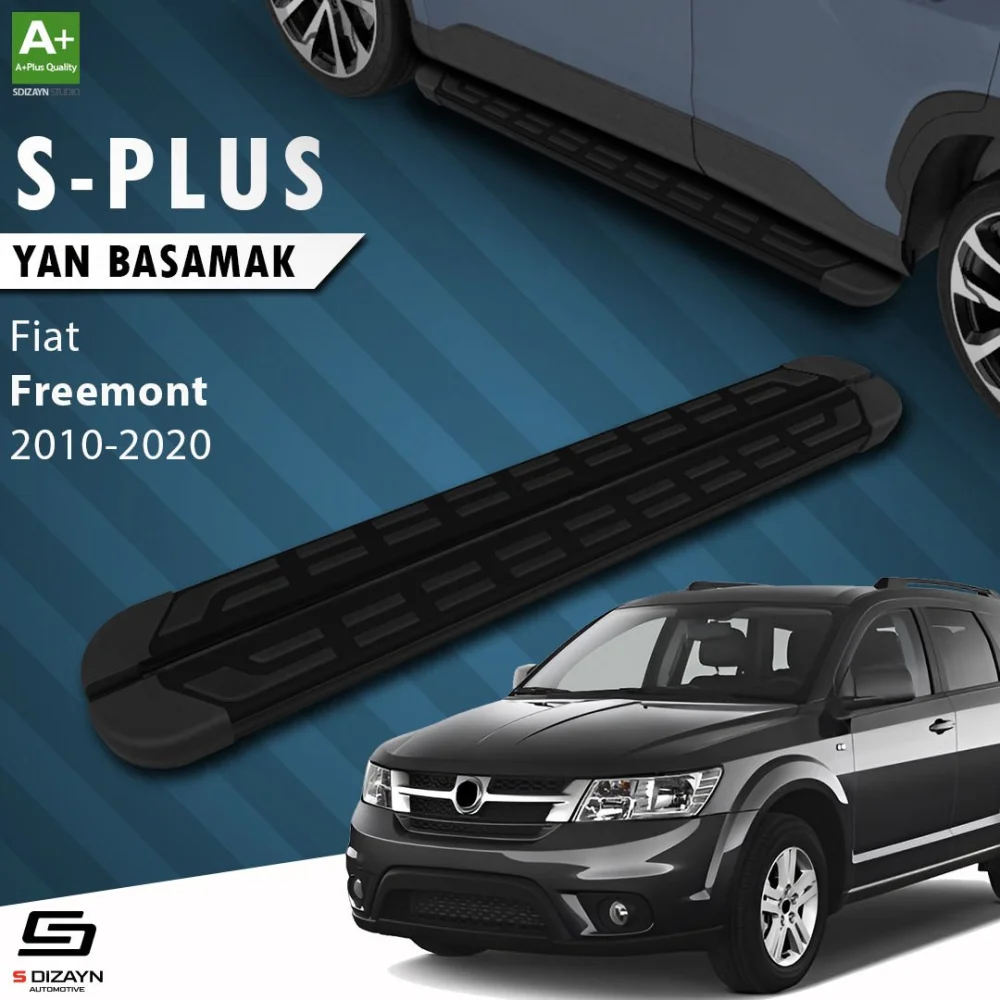 S-Dizayn Fiat Freemont S-Plus Siyah Yan Basamak 183 Cm 2010-2020