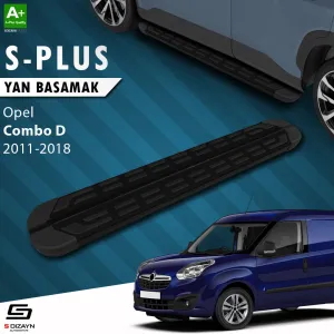 S-Dizayn Opel Combo D S-Plus Siyah Yan Basamak 193 Cm 2011-2018 thumb 1