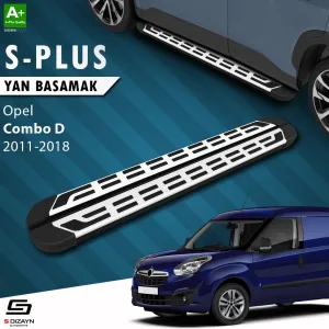 S-Dizayn Opel Combo D S-Plus Gri Yan Basamak 193 Cm 2011-2018 thumb 1
