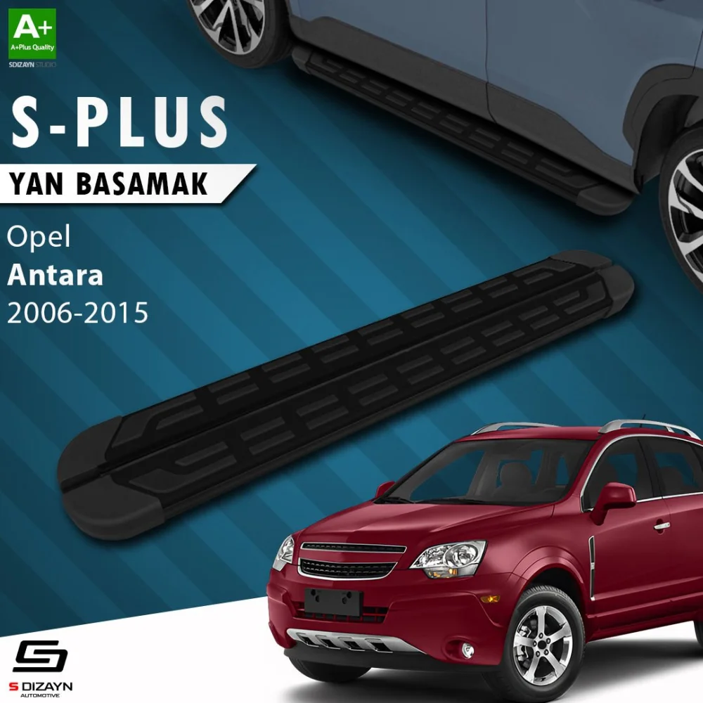 S-Dizayn Opel Antara S-Plus Siyah Yan Basamak 183 Cm 2006-2015
