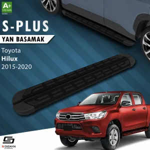 S-Dizayn Toyota Hilux 8 S-Plus Siyah Yan Basamak 203 Cm 2015 Üzeri thumb 1