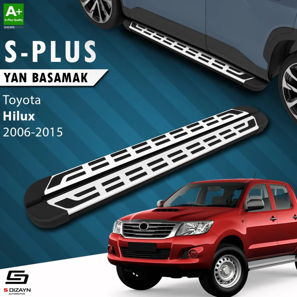 S-Dizayn Toyota Hilux 7 S-Plus Gri Yan Basamak 203 Cm 2006-2015