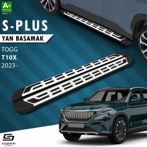 TOGG T10X 2023-Günümüz (T10X) uyumlu S-Plus Gri Yan Basamak 203 Cm Etekli 2023 Üzeri modelleri DRS Tuning'de. Kaliteli malzeme, hızlı kargo ve güvenli