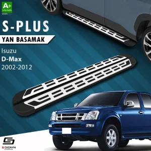 S-Dizayn Isuzu D-Max S-Plus Gri Yan Basamak 203 Cm 2002-2012 thumb 1