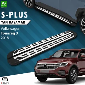 S-Dizayn VW Touareg 3 S-Plus Gri Yan Basamak 193 Cm Etekli 2018 Üzeri thumb 1