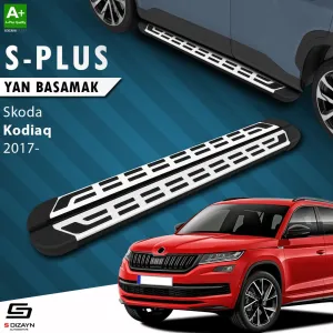 S-Dizayn Skoda Kodiaq S-Plus Gri Yan Basamak 193 Cm 2017 Üzeri thumb 1