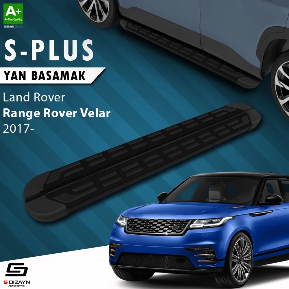 S-Dizayn Land Rover Range Rover Velar S-Plus Siyah Yan Basamak 193 Cm 2017 Üzeri