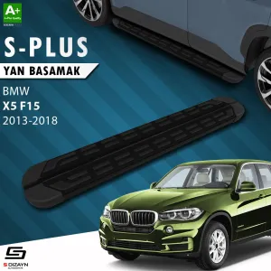S-Dizayn Bmw X5 F15 S-Plus Siyah Yan Basamak 193 Cm Etekli 2013-2018 thumb 1