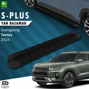 S-Dizayn Ssangyong Torres S-Plus Siyah Yan Basamak 183 Cm 2023 Üzeri thumb 1