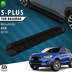 Mitsubishi ASX 2010-Günümüz (GA0) uyumlu S-Plus Siyah Yan Basamak 183 Cm 2010 Üzeri modelleri DRS Tuning'de. Kaliteli malzeme, hızlı kargo ve güvenli