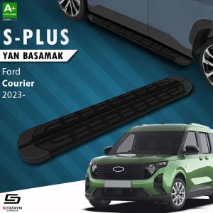 S-Dizayn Ford Courier 2 S-Plus Siyah Yan Basamak 183 Cm 2023 Üzeri thumb 1