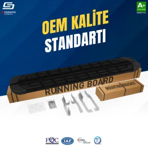 S-Dizayn Renault Kadjar S-Plus Siyah Yan Basamak 173 Cm 2015-2022 thumb 2