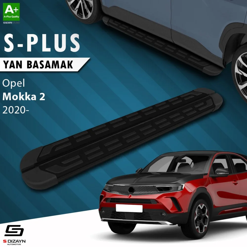 S-Dizayn Opel Mokka 2 S-Plus Siyah Yan Basamak 173 Cm 2020 Üzeri