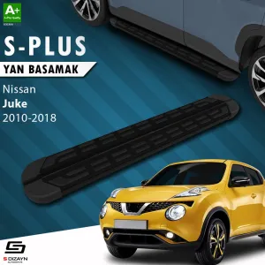 Nissan Juke 2010-2019 (F15) uyumlu S-Plus Siyah Yan Basamak 173 Cm 2010-2018 modelleri DRS Tuning'de. Kaliteli malzeme, hızlı kargo ve güvenli alışverişle