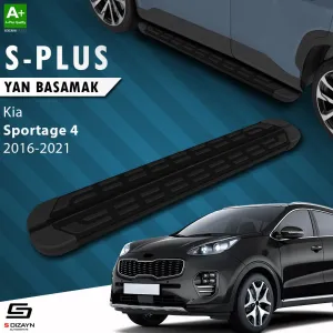 Kia Sportage 2015-2021 (QL) uyumlu 4 S-Plus Siyah Yan Basamak 173 Cm 2016-2021 modelleri DRS Tuning'de. Kaliteli malzeme, hızlı kargo ve güvenli alışverişle