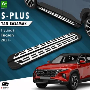 Hyundai Tucson 2020-Günümüz (NX4) uyumlu 4 S-Plus Gri Yan Basamak 173 Cm 2021-2024 modelleri DRS Tuning'de. Kaliteli malzeme, hızlı kargo ve güvenli
