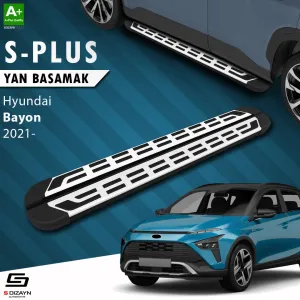 Hyundai Bayon 2021-Günümüz (BC3 CUV) uyumlu S-Plus Gri Yan Basamak 173 Cm 2021-2024 modelleri DRS Tuning'de. Kaliteli malzeme, hızlı kargo ve güvenli