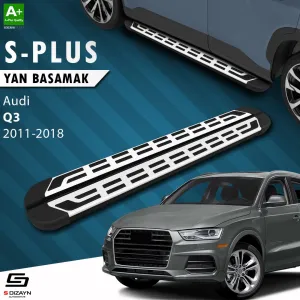 S-Dizayn Audi Q3 8U S-Plus Gri Yan Basamak 173 Cm 2011-2018 thumb 1
