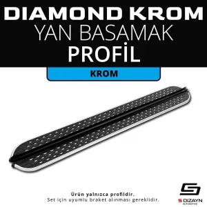 s-dizayn uyumlu Diamond Krom Yan Basamak Profil 193 Cm modelleri DRS Tuning'de. Kaliteli malzeme, hızlı kargo ve güvenli alışverişle hemen inceleyin.