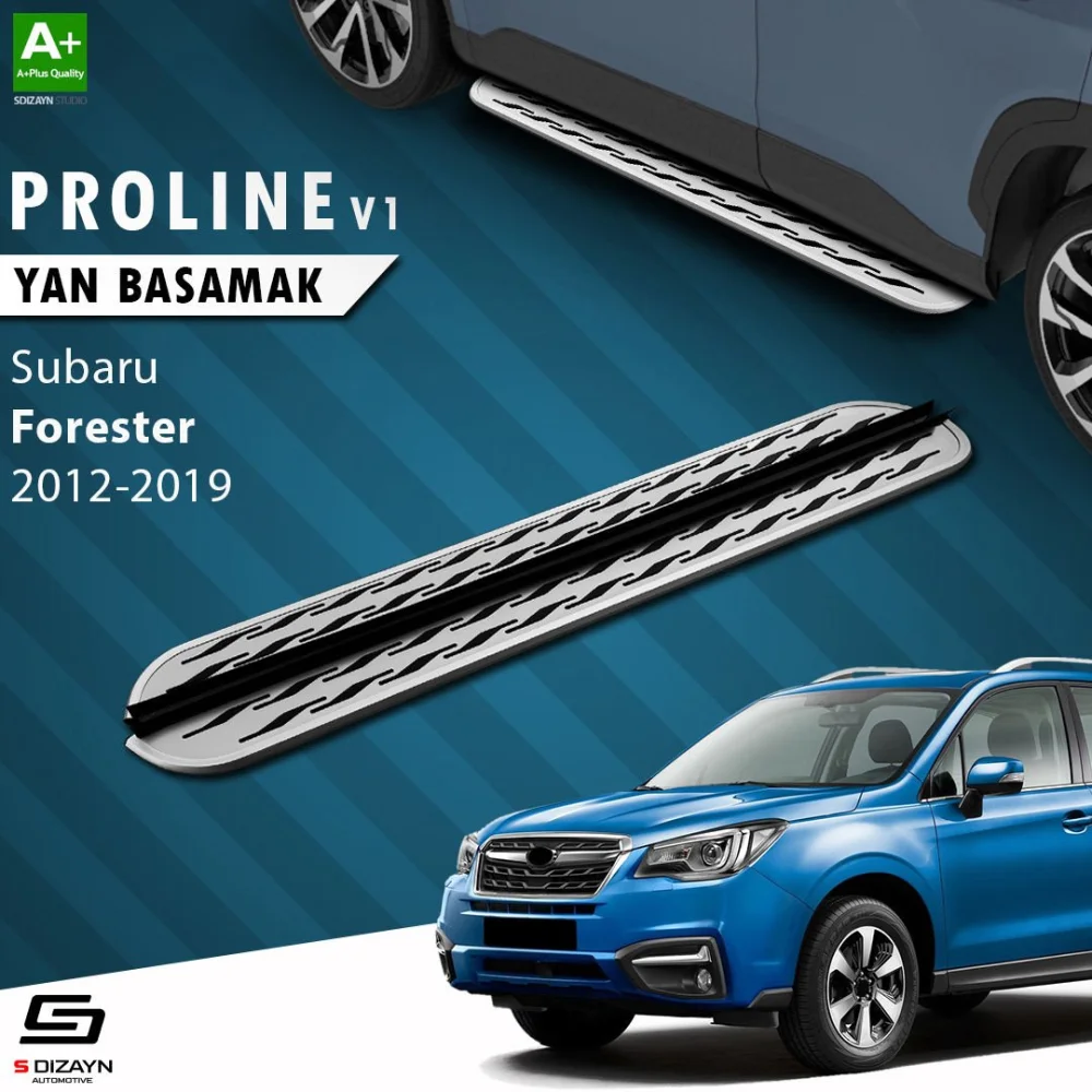 S-Dizayn Subaru Forester 4 OEM Still Pro V2 Aluminyum Yan Basamak 183 Cm 2012-2019