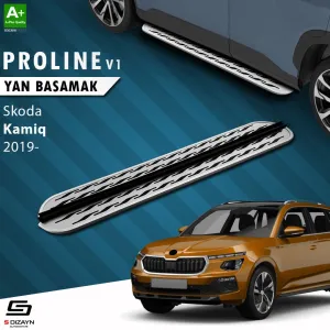 Skoda Kamiq 2019-Günümüz (NW4) uyumlu OEM Still Pro V2 Aluminyum Yan Basamak 183 Cm 2019 Üzeri modelleri DRS Tuning'de. Kaliteli malzeme, hızlı kargo ve