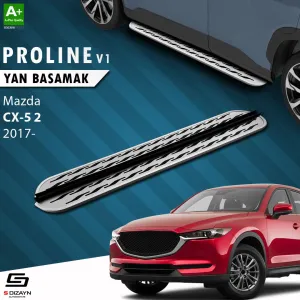 Mazda CX-5 2017-Günümüz (KF) uyumlu 2 OEM Still Pro V2 Aluminyum Yan Basamak 183 Cm 2017 Üzeri modelleri DRS Tuning'de. Kaliteli malzeme, hızlı kargo ve