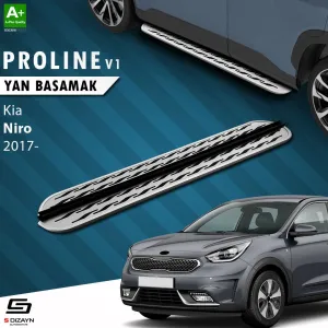 S-Dizayn Kia Niro OEM Still Pro V2 Aluminyum Yan Basamak 183 Cm 2017 Üzeri thumb 1